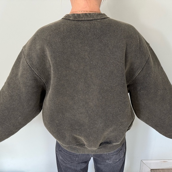 Alexander Wang Charcoal Crewneck Sweater - Picture 4 of 7